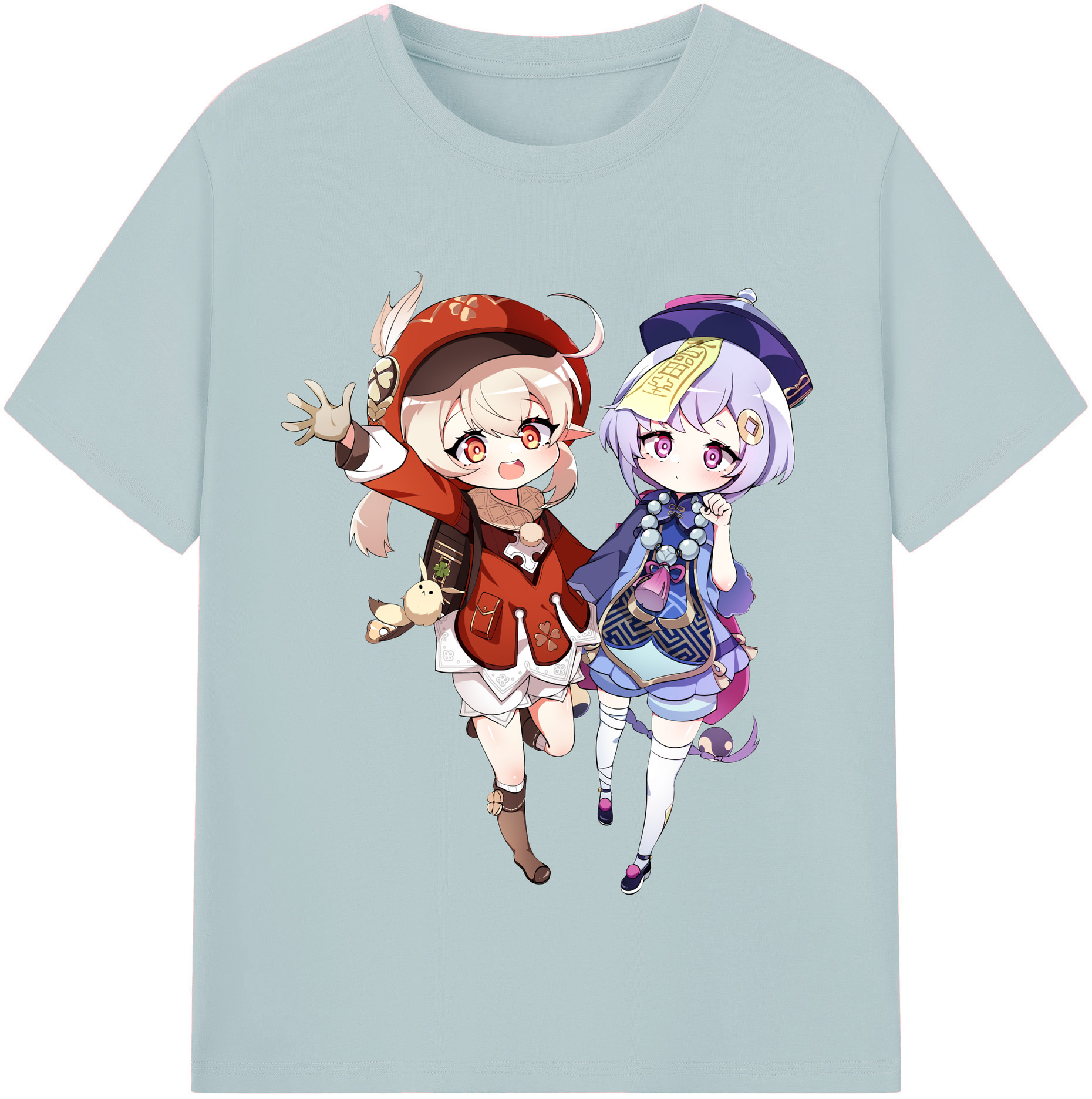 げんし神 七七 なな  genshin Nana 綿100％半袖Tシャツ（フロントプリント）